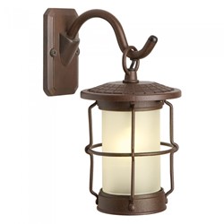 Plug Amp Play Callisto Led Rusty Brown Outdoor Garden Lantern Led Rusty Brown Outdoor Garden Lantern